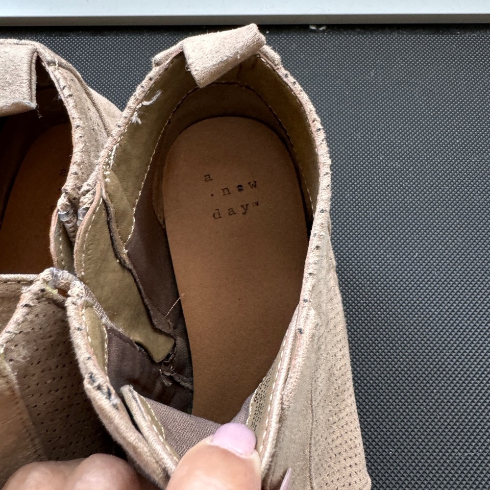 A New Day Taupe colored booties - Picture 6 of 6